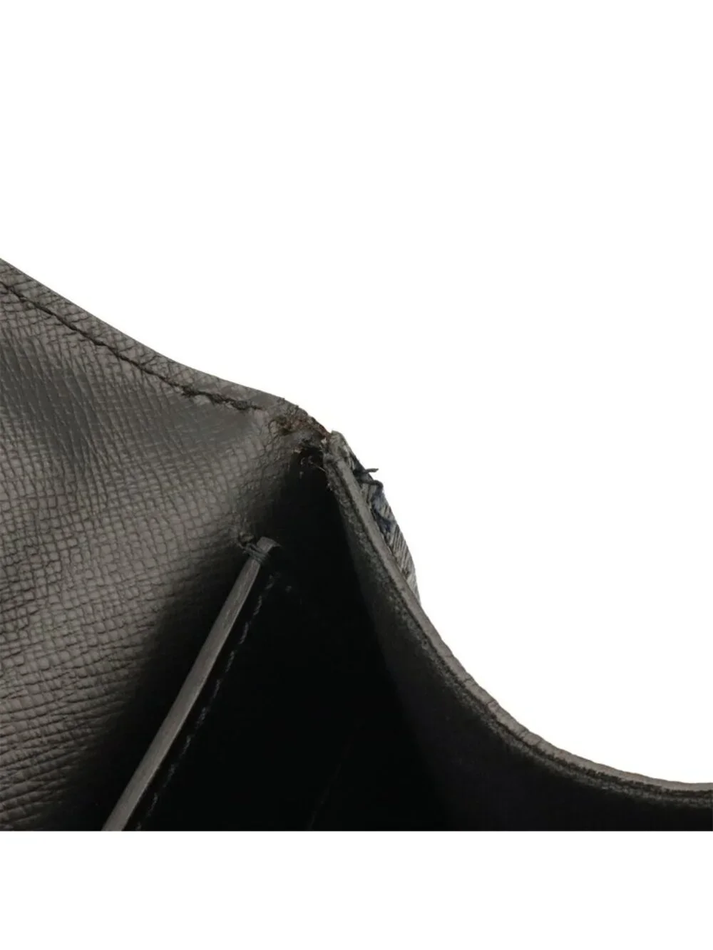 Louis Vuitton Taiga Document Purse Briefcase Business Leather Ardoise Black